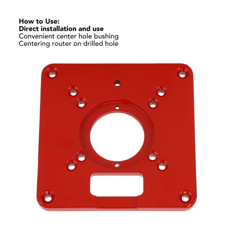 Router Table Insert Plate, Aluminum Alloy Universal Design Accessory for