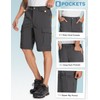 Moosehill Mens-Hiking-Shorts Cargo Lightweight Water Resistant Quick Dry Big &