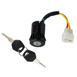 Generic Ignition Key Switch Lock 2 Wire Power Start Switch Starter Switch with 2 Keys On-Off for Children Electric Ride on Toys Replacement Parts Door Lock Accessory, DDCYSKG001