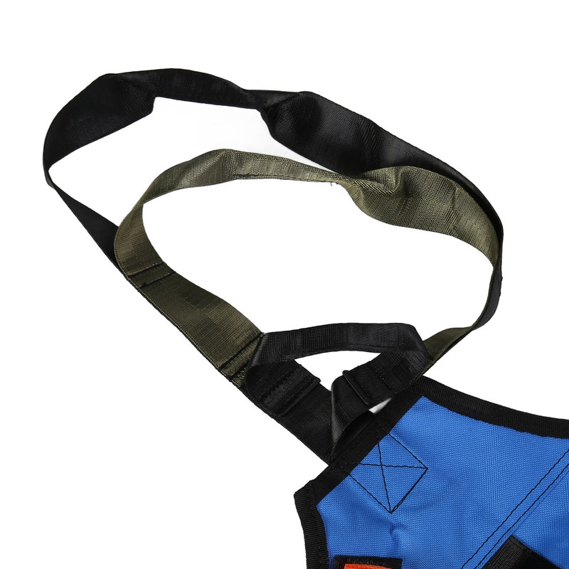 Patient Full Body Lift Sling Royalblue Head Support Toileting Transfer