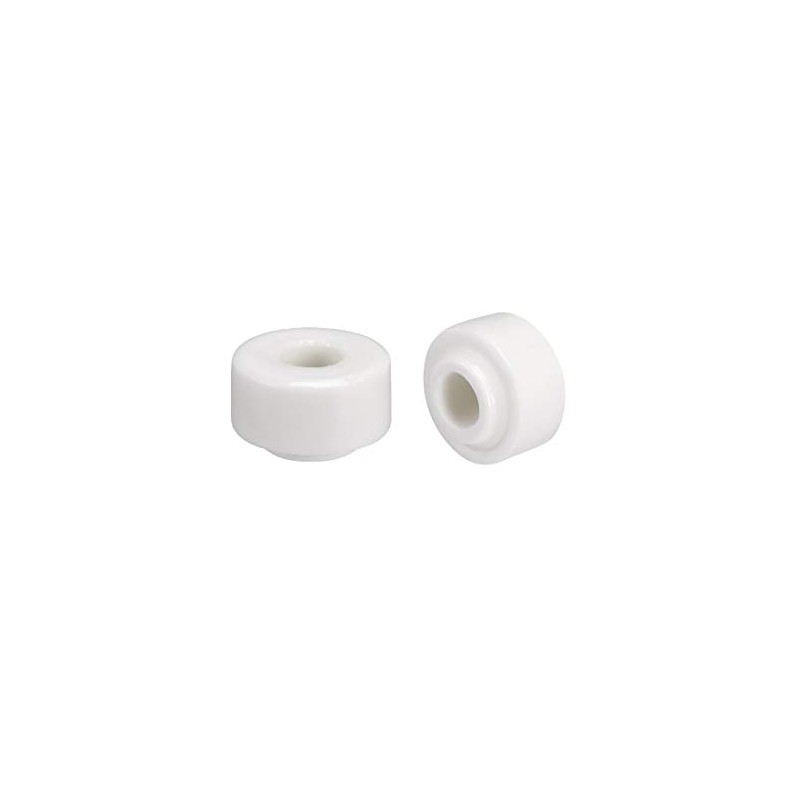 sourcing map 10pcs Ceramic Insulator Bead 6mm X 20mm Round