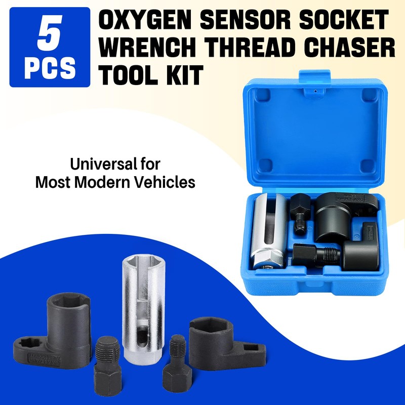 DASBET 5pcs O2 Oxygen Sensor & Oil Pressure Sending Unit