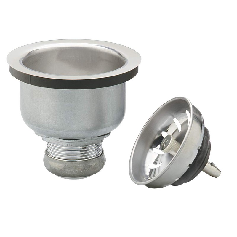 Keeney 1434SS Deep Cup Sink Strainer with Power Ball Basket,
