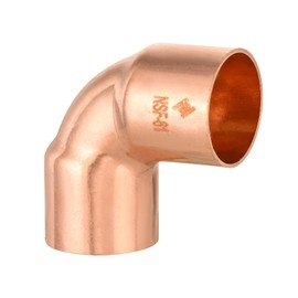 EFIELD 2" C X C Short Radius Copper 90 Degree Elbow, LF Copper Plumbing Fittings with Sweat Solder Connection