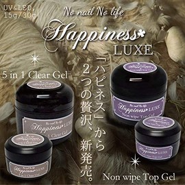 Happiness LUXE Happiness Luxe Semi-Hard Non-Wipe Top Gel (1.1 oz (30 g)
