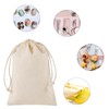 gobyhumm 50 Pieces Muslin Bags Cotton Drawstring Bags Sachet Bag
