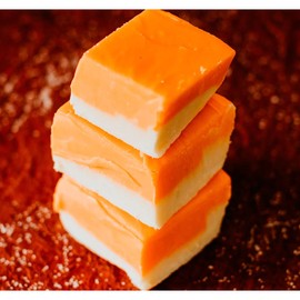8oz. Nuts To You Smooth Orange & Cream Fudge | Fresh Gourmet Candy | Decadent and Delicious Handcrafted Fudge