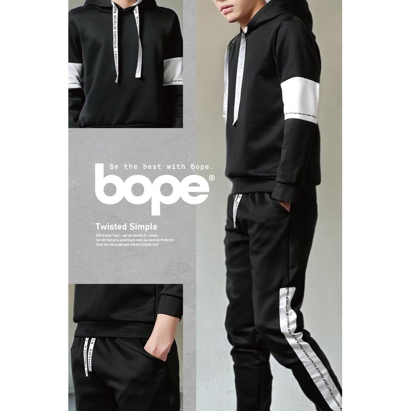 Bope Men's Jersey Sweatshirt, Top and Bottom Set, Set Up
