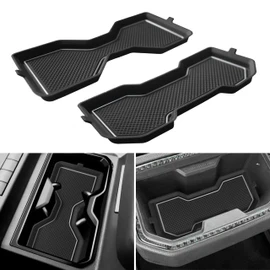 3D Cup Holder Inserts Coaster for Toyota Tacoma Accessories 2024 2025 2026 Siliconce Cup Coaster Mats Center Console Liner Non Slip Dustproof Protecror Pad for Toyota Tacoma 2Pcs (Gray)