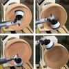 RUITOOL Carbide Wood Lathe Turning Tools Set with Bowl Sander,