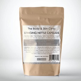 Stinging Nettle Root Extract Capsules 12,000mg, Genuine Strong Vegan Natural 60 Capsules 1 Month Supply resealable Packing Health Muscle & Joints