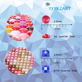 310 Black Diamond Painting Replacement Beads Round Diamonds for Diamond Art Missing Drills 3500 PCS