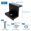 4 Pcs Solar Module Brackets, Solar Panel Z Brackets, Solar