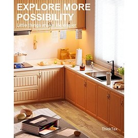 ThinkTex Dokumentenmappe A4, 26 Taschen Erweitern Dateiordner Großraum Fächermappe Datei Organizer Aktenordner Box Akkordeon Ordner Tragbar Sortiermappe für Zuhause oder Büro Dokumente