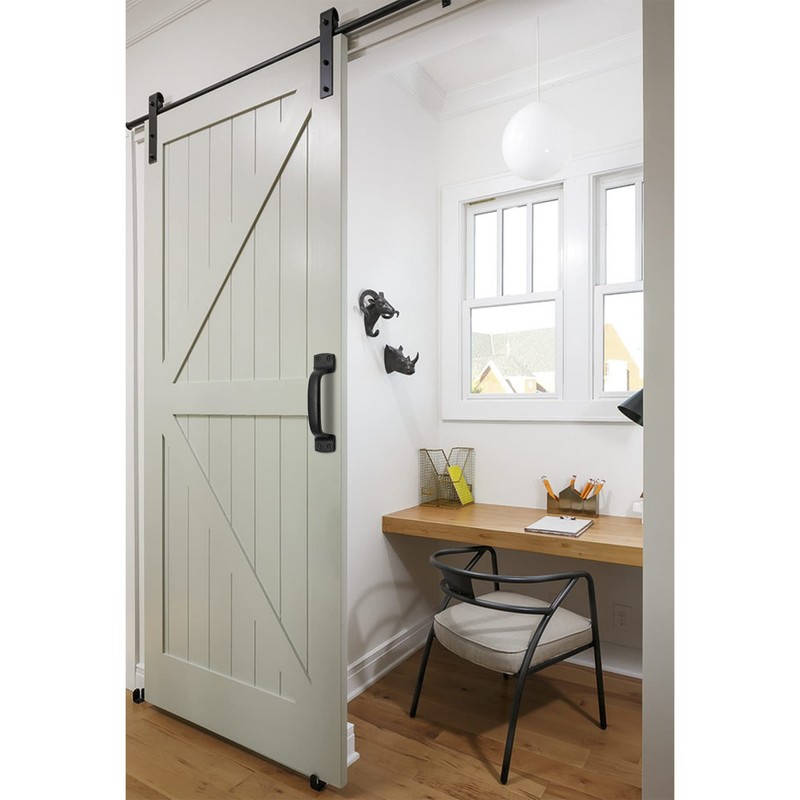 Livfodrm Black Barn Door Handles Cast Iron Gate Handle, Rustic