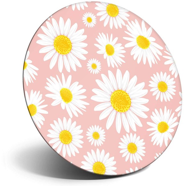 Destination Vinyl ltd Magnet for Refrigerator, Fridge - Pink Daisy