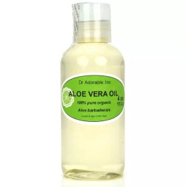 Dr. Lovely 닥터 사랑스러운 - 4온스 알로에 베라 오일 100 순수 천연 [16 Fl Oz (Pack of 1)] Dr. Lovely - 4 Ounce Aloe Vera Oil 100% Pure Natural [16 Fl Oz (Pack of 1)]
