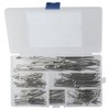 Fudeshe Cotter Pin Assortment 160pcs 304 Stainless Steel GB91 Clevis