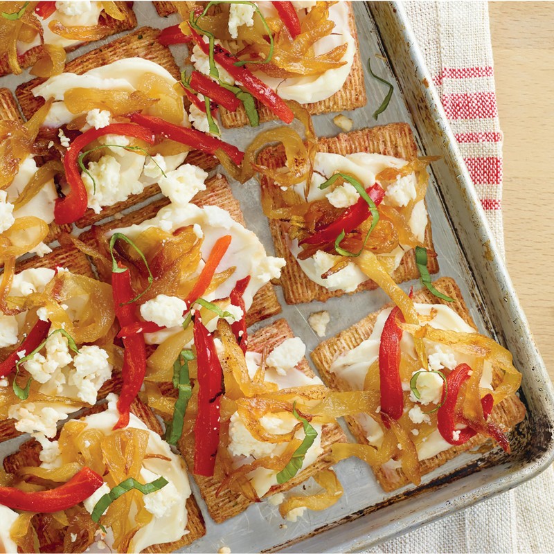 Triscuit Balsamic Vinegar & Basil Whole Grain Wheat Crackers, Lunch