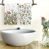 JAKITRE JAKITRE Spring Hand Towels Set of 2,Wildflower Butterfly Hand