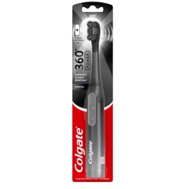 Colgate 360 Charcoal Sonic Toothbrush Charcoal Bristles Battery Included