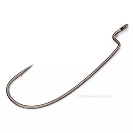 Ryugi Japan Double Edge Offset Worm Hook HDE077 - #5/0
