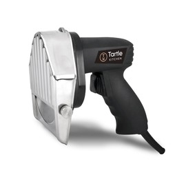 TK Tartle Kitchen Electric Kebab Meat Slicer Electric Kebab Knife Electric Meat Slicer Shaver With 2 Blades For Cutting Shawarma Doner Kebab - Black