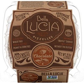 Bella Lucia Gluten Free Pizzelles, Chocolate, 6 Ounce