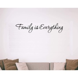 Family is Everything Decals Wall Decal Quotes Home Decor Vinyl Quotes Designs Family Wall Art