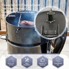 2" Teardrop Flanged Vent Damper,Compatible with UDS Ugly Drum Smoker