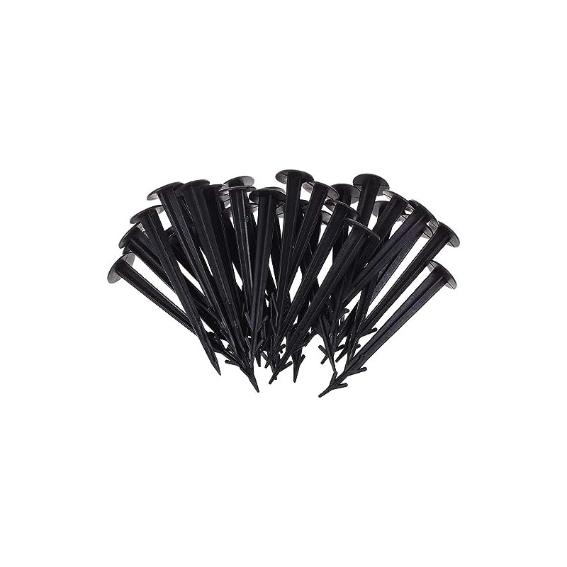 50 Pack 4.5 Inch Plastic Garden Stakes, Heavy Duty Landscape