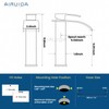 Airuida Vessel Sink Faucet Oil Rubbed Bronze Tall Waterfall Bathroom