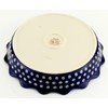 Polish Pottery Quiche/Scalloped Pie Dish From Zaklady Ceramiczne Boleslawiec #1765-166a