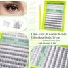 Self Adhesive Eyelashes, Press on No Glue Pre Glue D