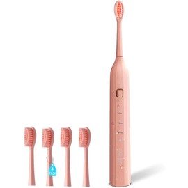 Wiederaufladbare elektrische Zahnbürste, HT9, wasserdicht, 3 Reinigungsmodi mit intelligentem Timer, elektrische Zahnbürsten, Aufladen 3 Stunden für 45 Tage, schwarz, Geschenkidee