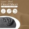 Linens World Egyptian Cotton Fitted Sheets Super King Size Breathable,