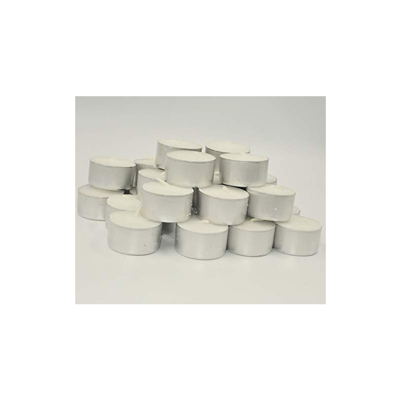 30 Tea Lights Diameter 39 mm 22 mm White with