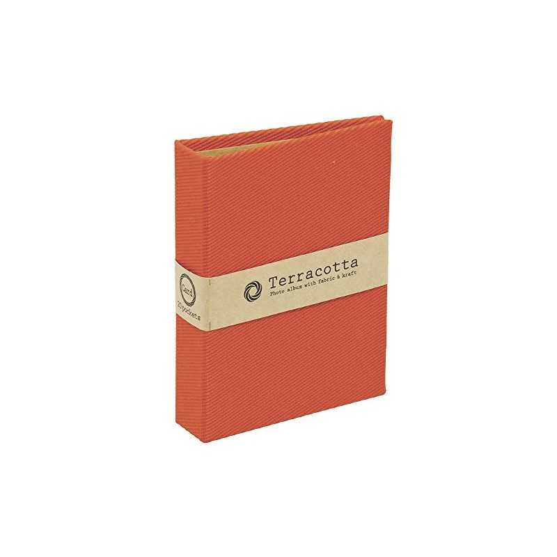 ナカバヤシ テラコッタ 溶着式ポケットアルバム チェキ20枚収納 レッド TER-CK1P-70-R