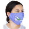Headmost Comfymask 3 Layer Large Fabric Facemask: Water Repellent, Washable,