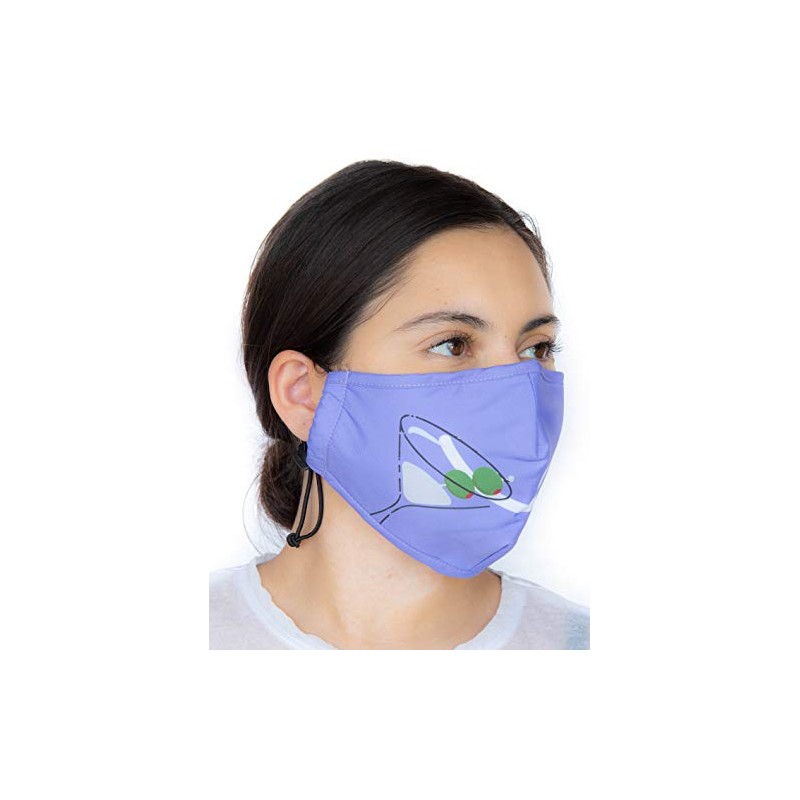 Headmost Comfymask 3 Layer Large Fabric Facemask: Water Repellent, Washable,