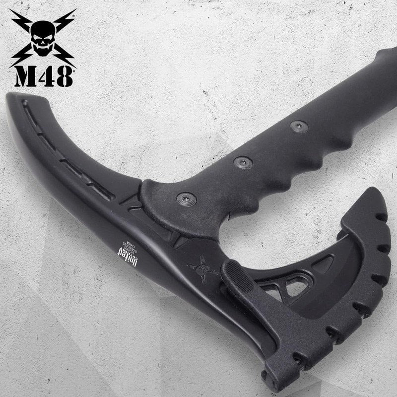 M48 Kommando Survival Axe Hiking Staff | Cast Stainless Steel