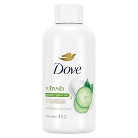 Dove go fresh Body Wash Cucumber and Green Tea 3 oz, 24 Pieces