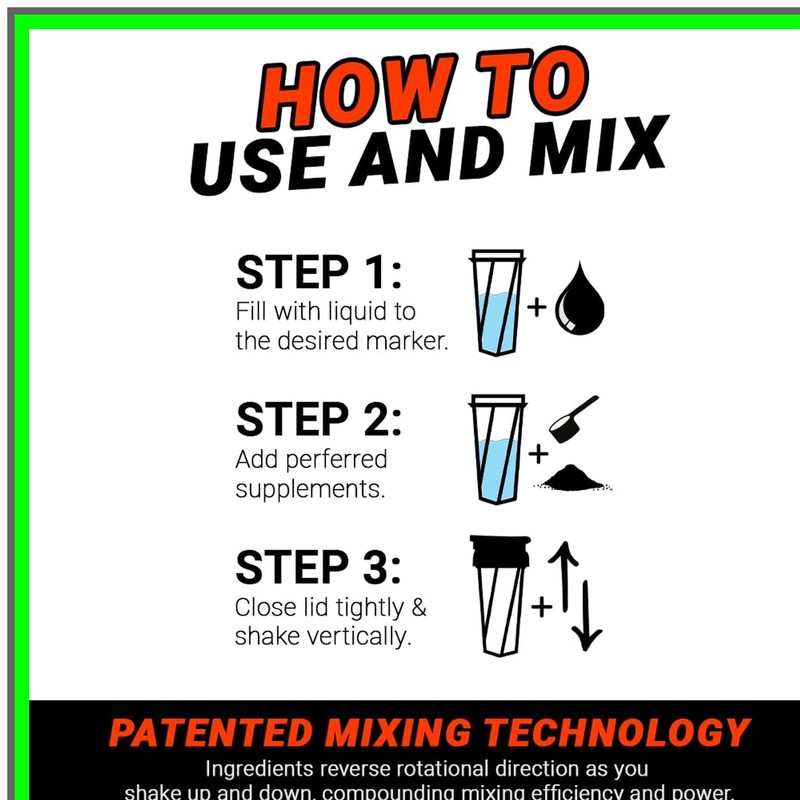 MODAIS Vortex BlendPro Portable Smoothie and Protein Shaker Bottle