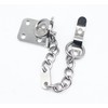 Door Chain Lock Guard for Narrow and Standard Frames Chrome