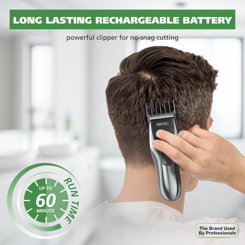 Wahl Clipper Rechargeable Cord/Cordless Haircutting & Trimming Kit for Heads,
