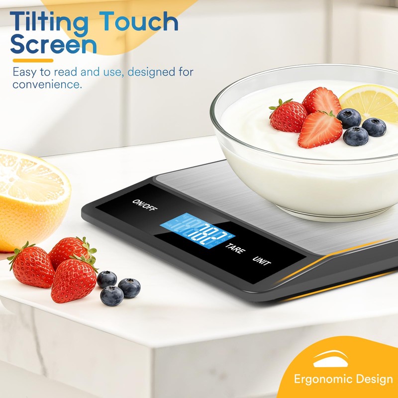 Zivacate 15 kg Digital Kitchen Scales, 1 g Precision, Kitchen