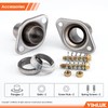 VIMLUK 2.0"x6" Exhaust Flex Spring Flanges 409 Stainless Steel, Spring