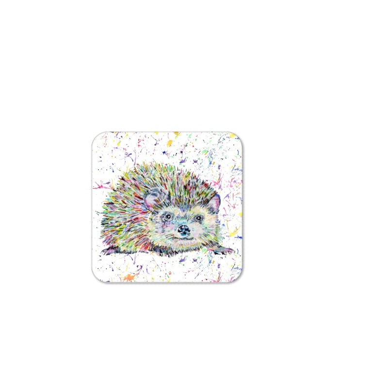 Coaster Hedgehog British Wildlife Animals Coasters Watercolour Art Gift Work