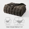 EVERGRACE Ultra Soft Luxury Fluffy Faux Rabbit Fur Throw Blanket,