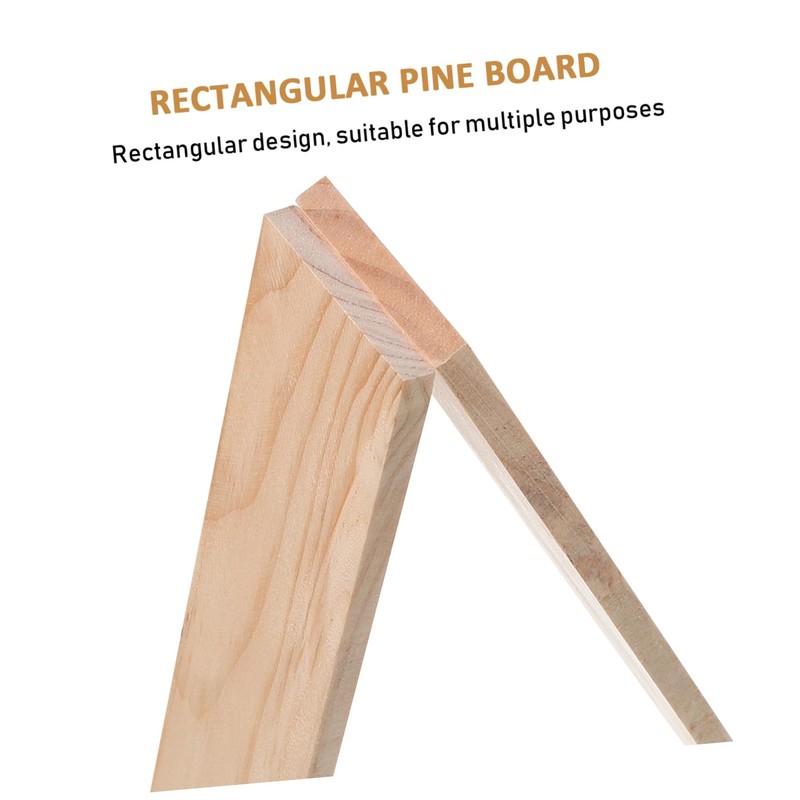 TOPERFUN Pack of 12 Unfinished Wooden Boards, 20 x 4